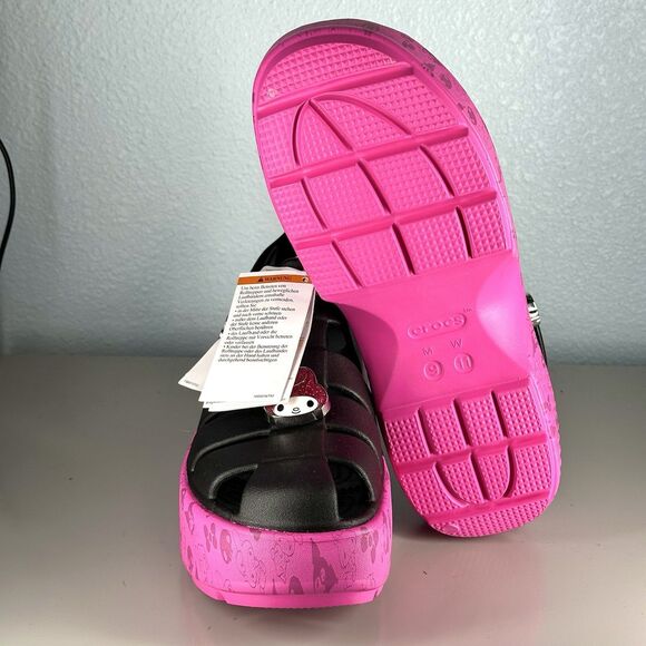 Crocs Hello Kitty And Friends My Melody and Kuromi Stomp Sandal Women’s Size 11 - Picture 11 of 13